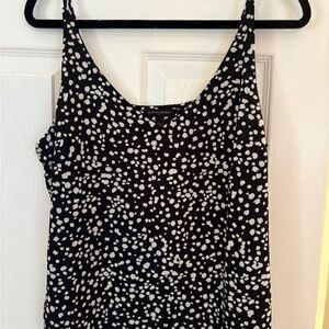 Banana Republic Black and White Patterned Top